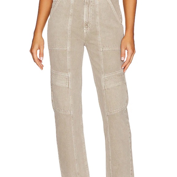 NWT Women’s AGOLDE AG Jeans Cooper Cargo Drab Pants 31 - Picture 1 of 8
